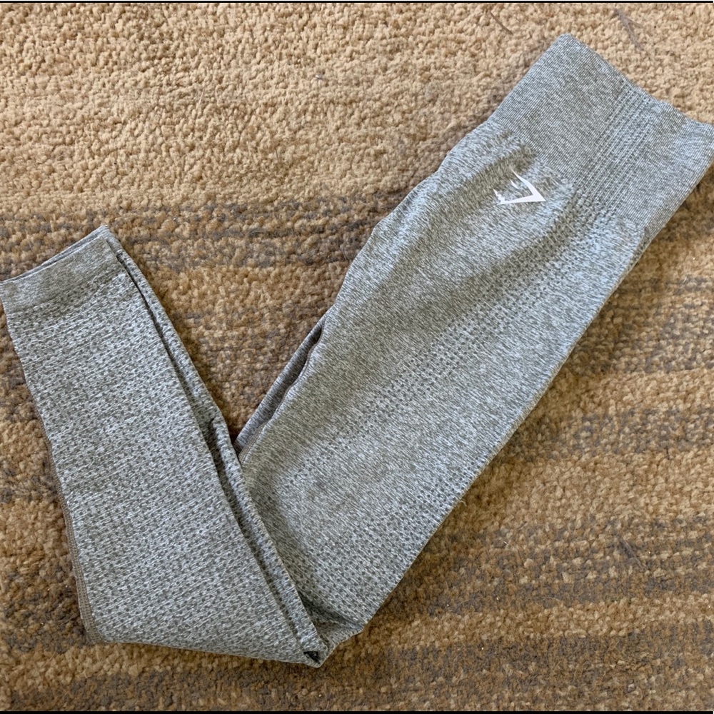 Khaki vital seamless gymsharks